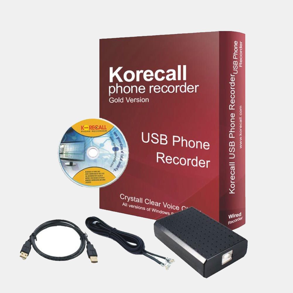 Korecall 1 Line USB Phone Recorder Voicelogger India